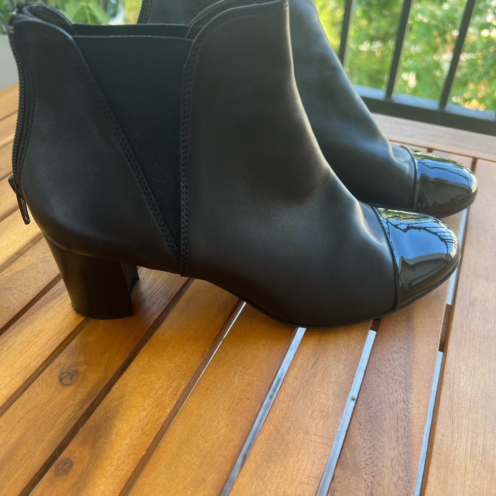 Leather booties by AGL